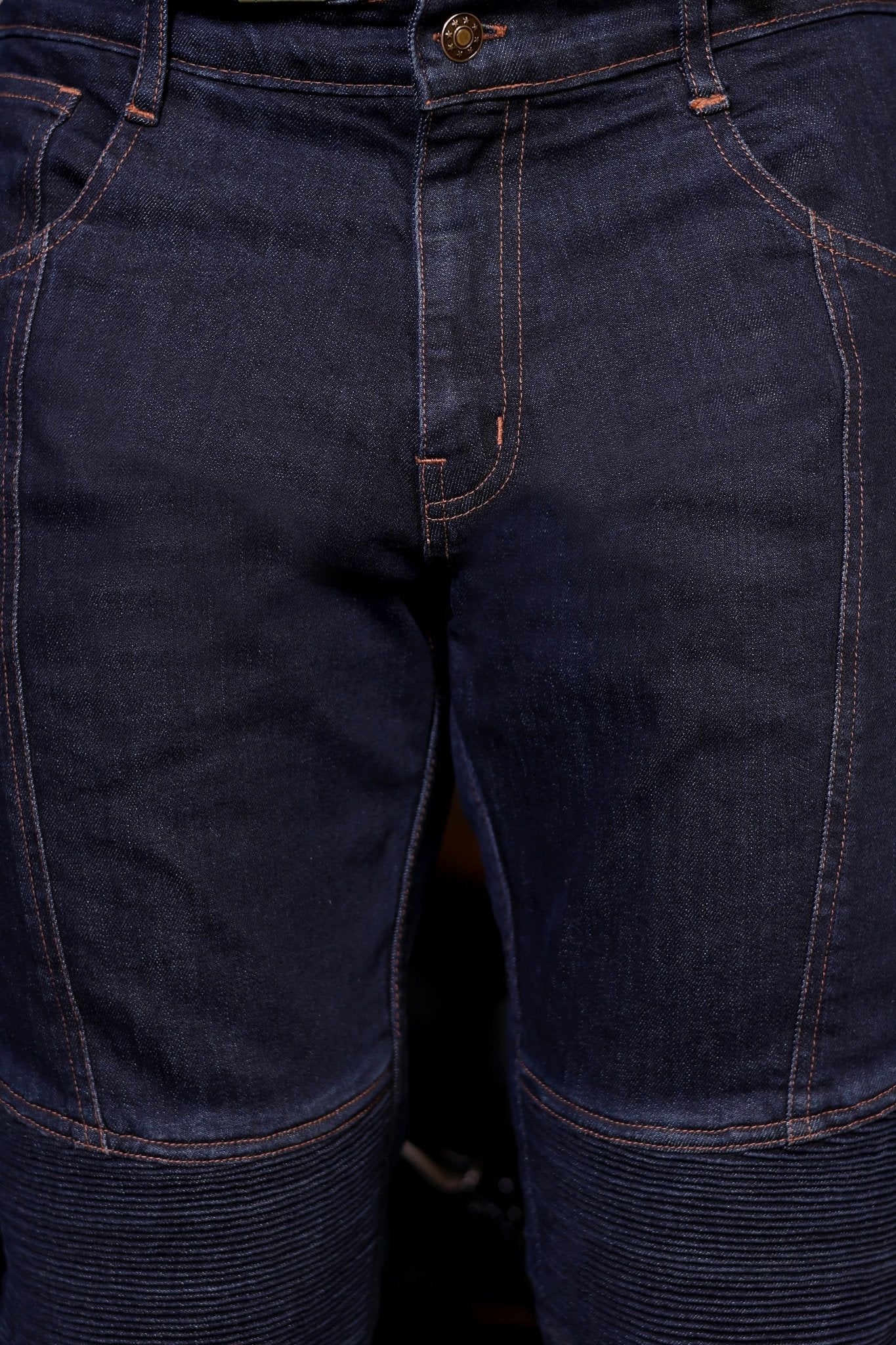 Men's Protective Jeans Denim Blue - OZ MOTOGEAR - Oz Motogear