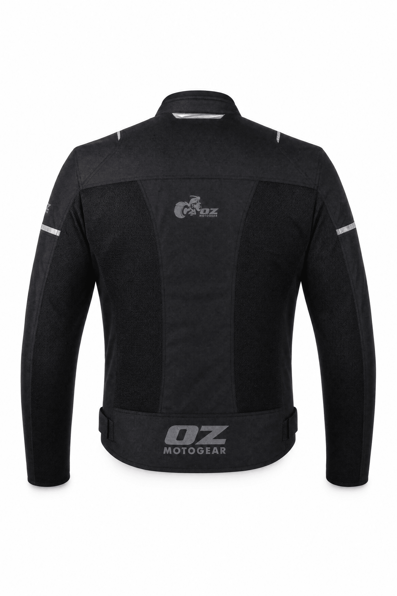 Men's Summer Motorcycle Mesh Jacket CE AA Cordura Black - OZ MOTOGEAR - Oz Motogear