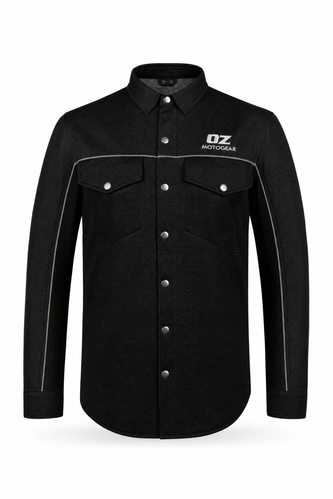 Men`s Summer Motorcycle Mesh Shirt CE AA Black - OZ MOTOGEAR - Oz Motogear
