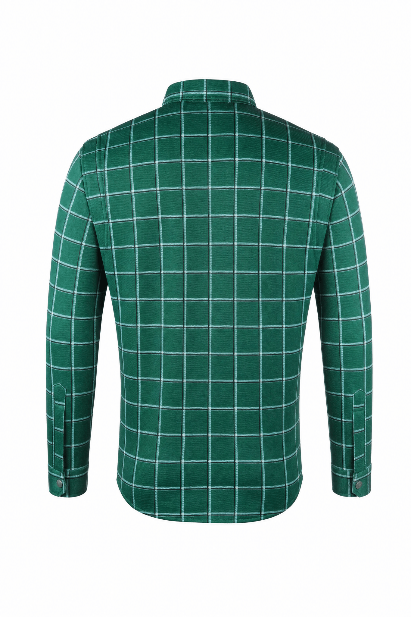 Men`s Summer Motorcycle Mesh Shirt CE AA Green Check - OZ MOTOGEAR - Oz Motogear