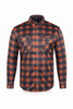 Men's Summer Motorcycle Mesh Shirt Orange - Level 2 Protected - OZ MOTOGEAR