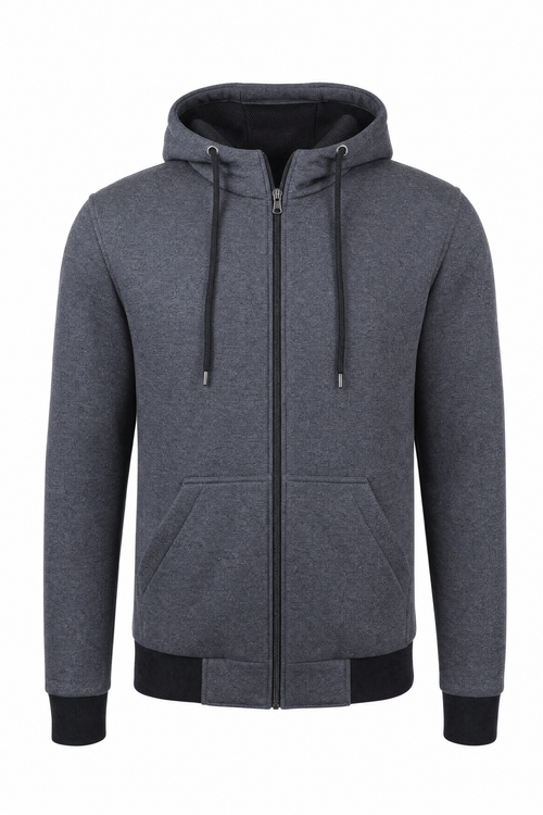 Men's Full-Zip Motorcycle Hoodie