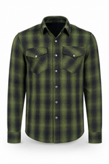 Armored Motorcycle Flannel Shirt