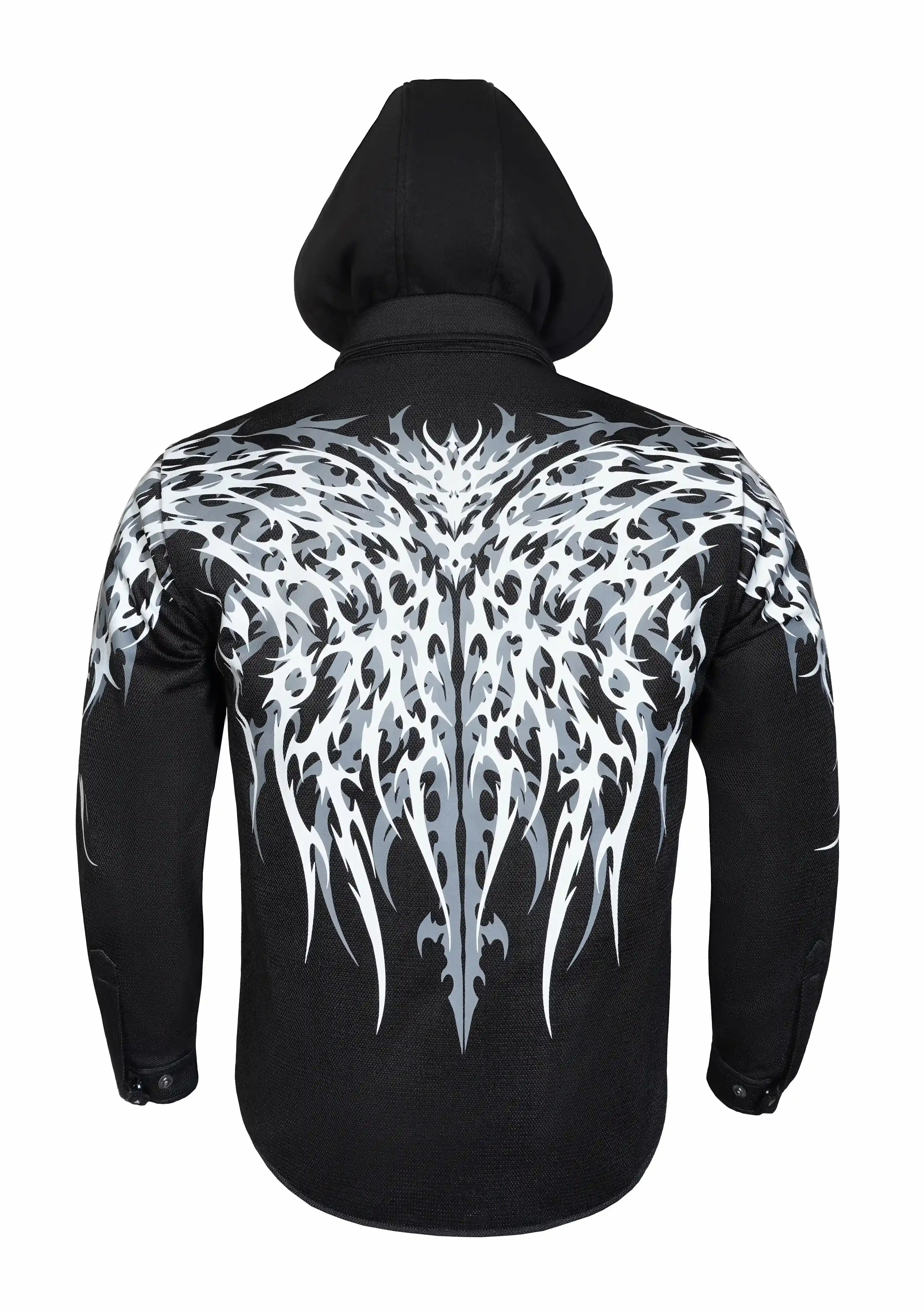 Mens Drifter Mesh Hoodied Shirt — Ashborne Series - Level 2 Protected - OZ MOTOGEAR