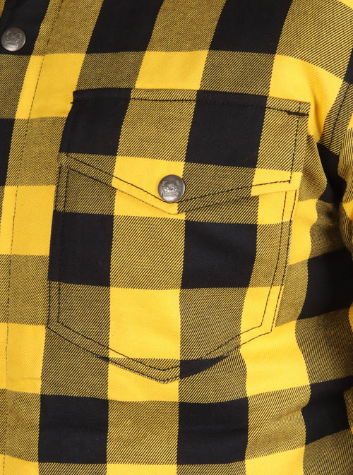 Reinforced Chest Pocket with Secure Snap Button